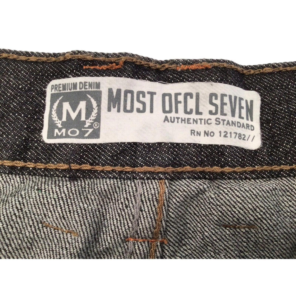 Most OFCL Y2K Men's Straight Leg Denim Jeans Grey W36 L32