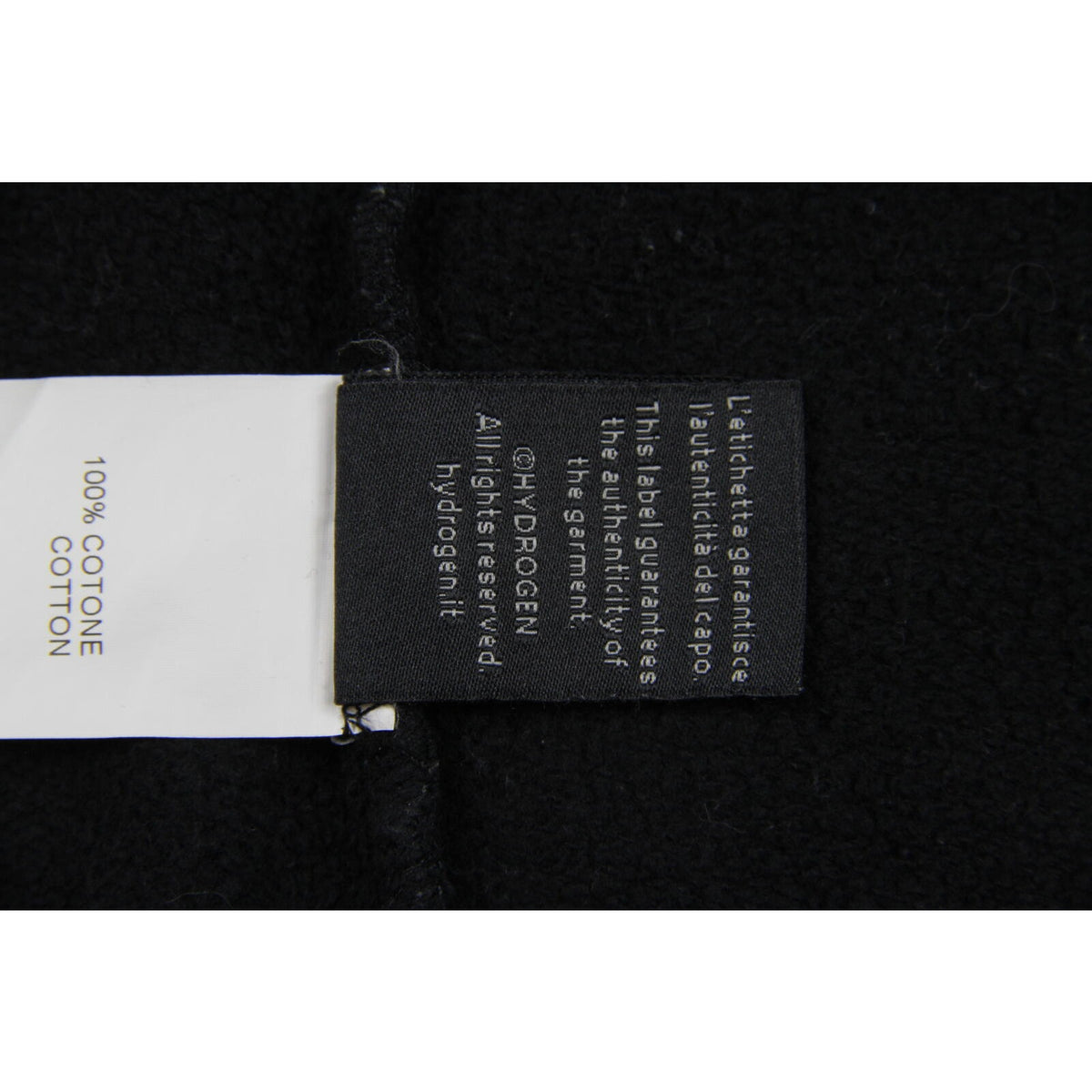 Hydrogen Rhinestone Crewneck Sweatshirt Black XS