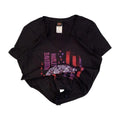 Harley Davidson Women's American Flag Skull Short Sleeve T Shirt Black XL