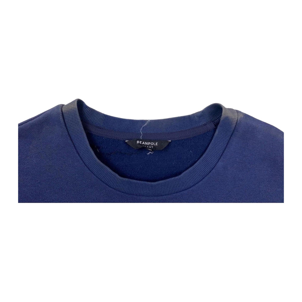 Bean Pole Korea Women's Y2K Casual Sweatshirt Navy L