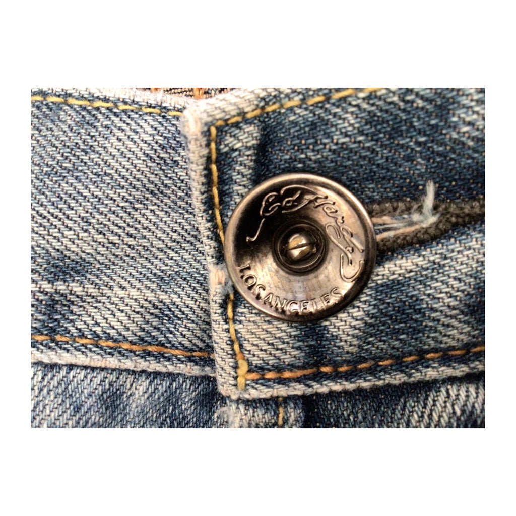 Ed Hardy Hip Hop Baggy Y2K Denim Jeans W32 L32
