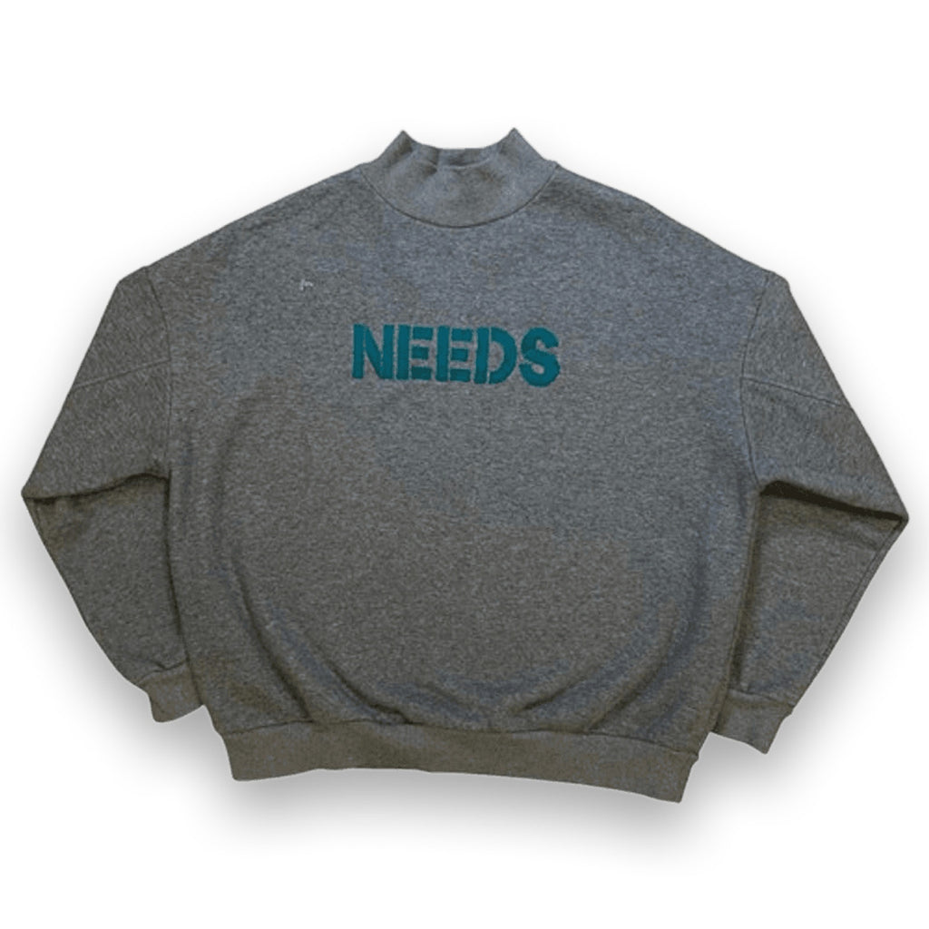 Needs Cloud Space Women's Japanese Sweatshirt Grey L