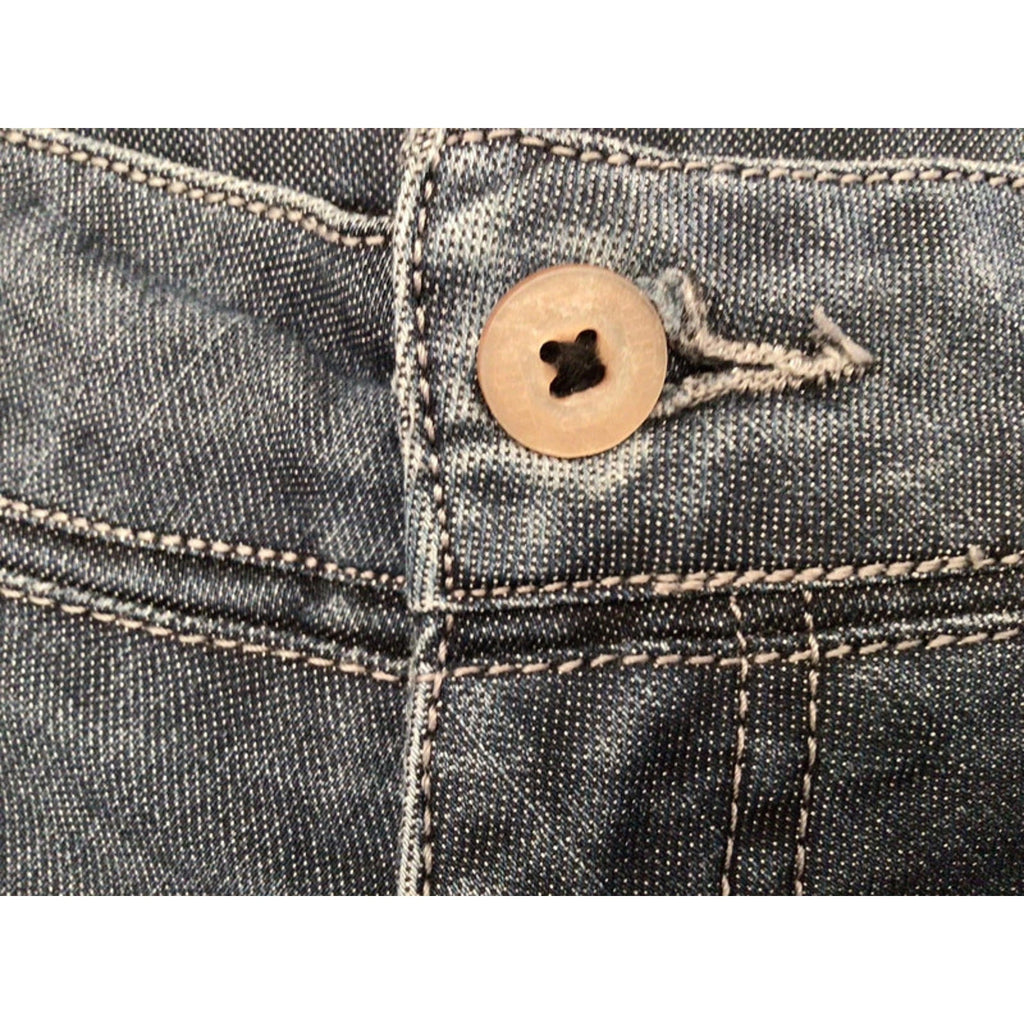 Japanese Vintage Women's Y2K Flared Denim Jeans 14