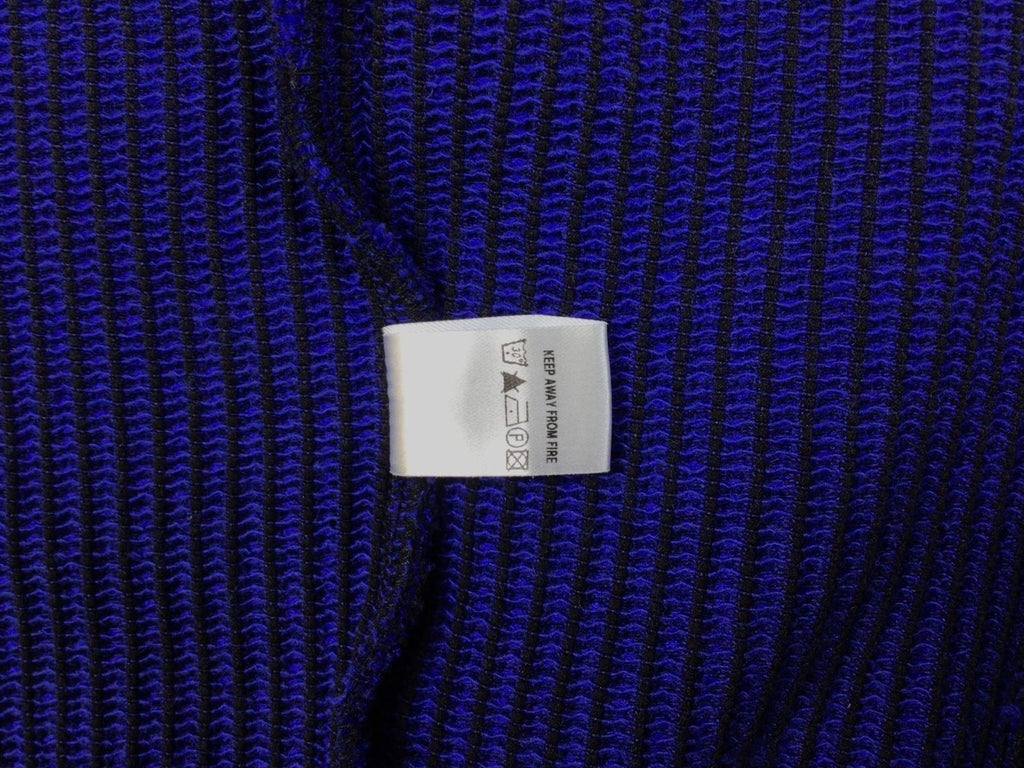 Nasir Mazhar A/W 2016 Men's Two Tone Multi Zip Sweater Blue Size L