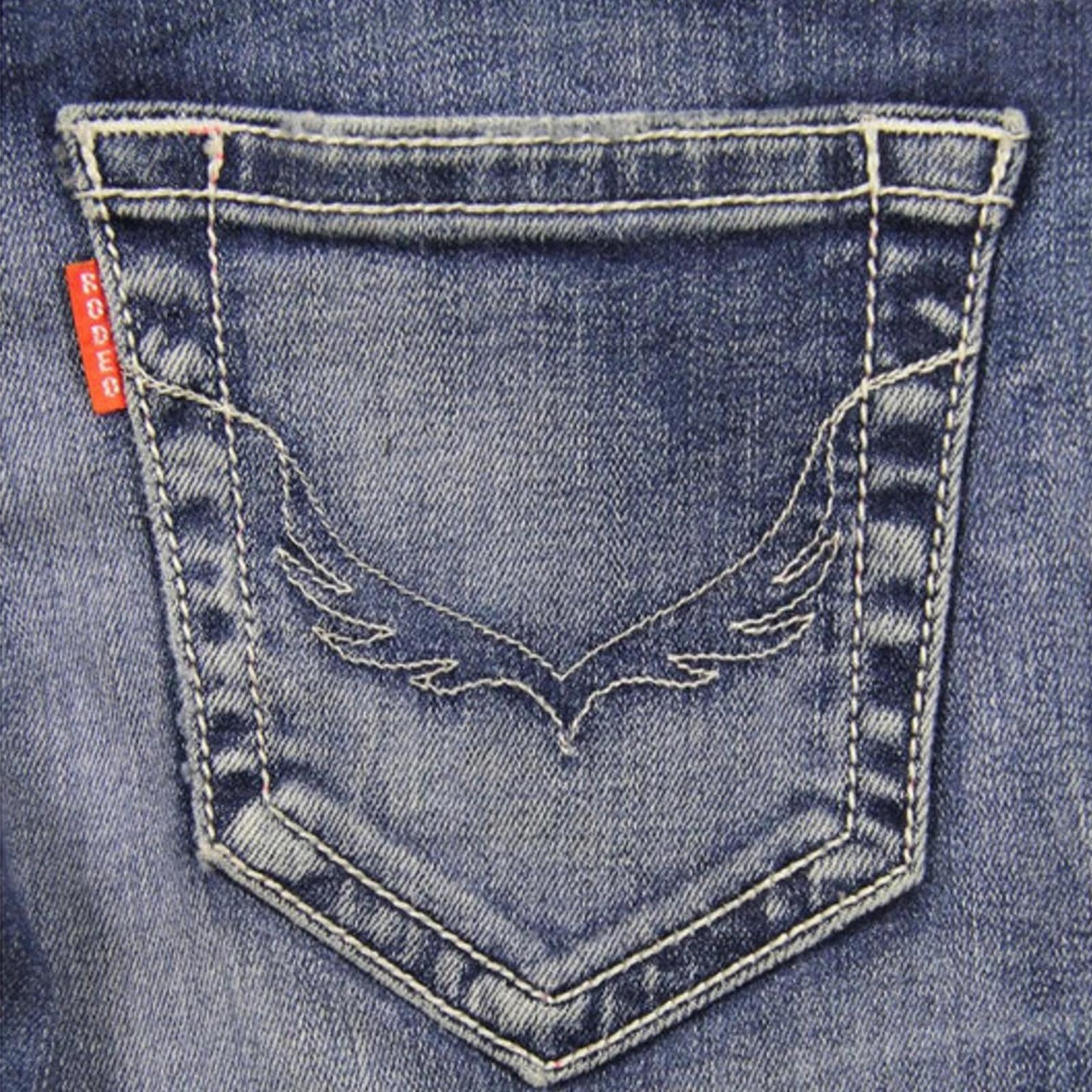 Rodeo Crowns Trip Japan Vintage Y2K Low Rise Skinny Denim Jeans 4