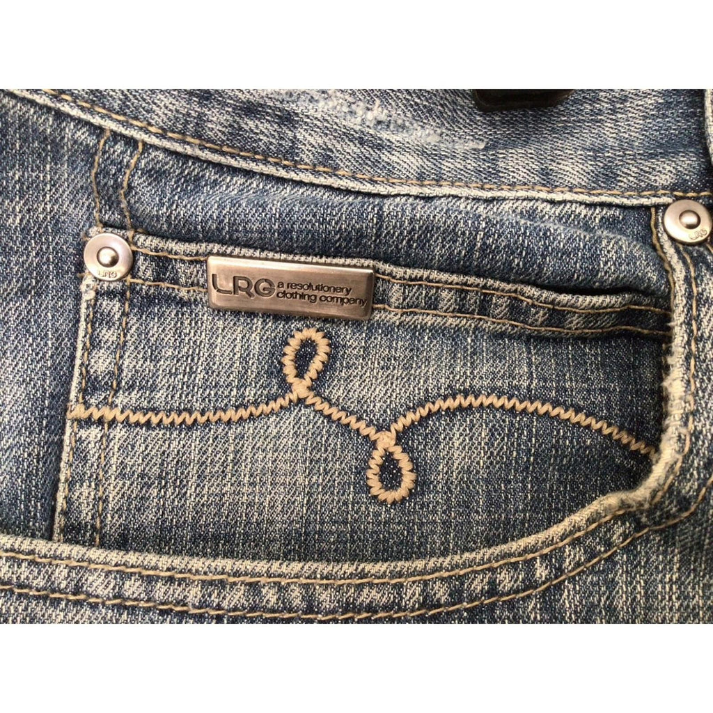 LRG Hip Hop Baggy Denim Jeans Y2K W34 L25