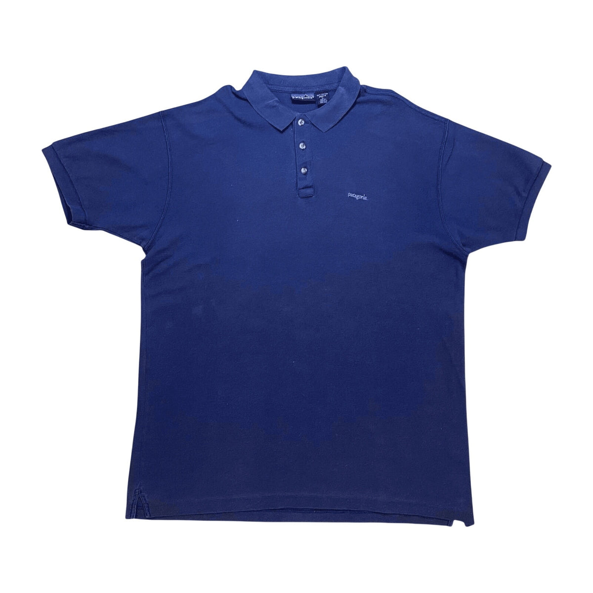Vintage Patagonia Polo Shirt 1990's Navy Size L