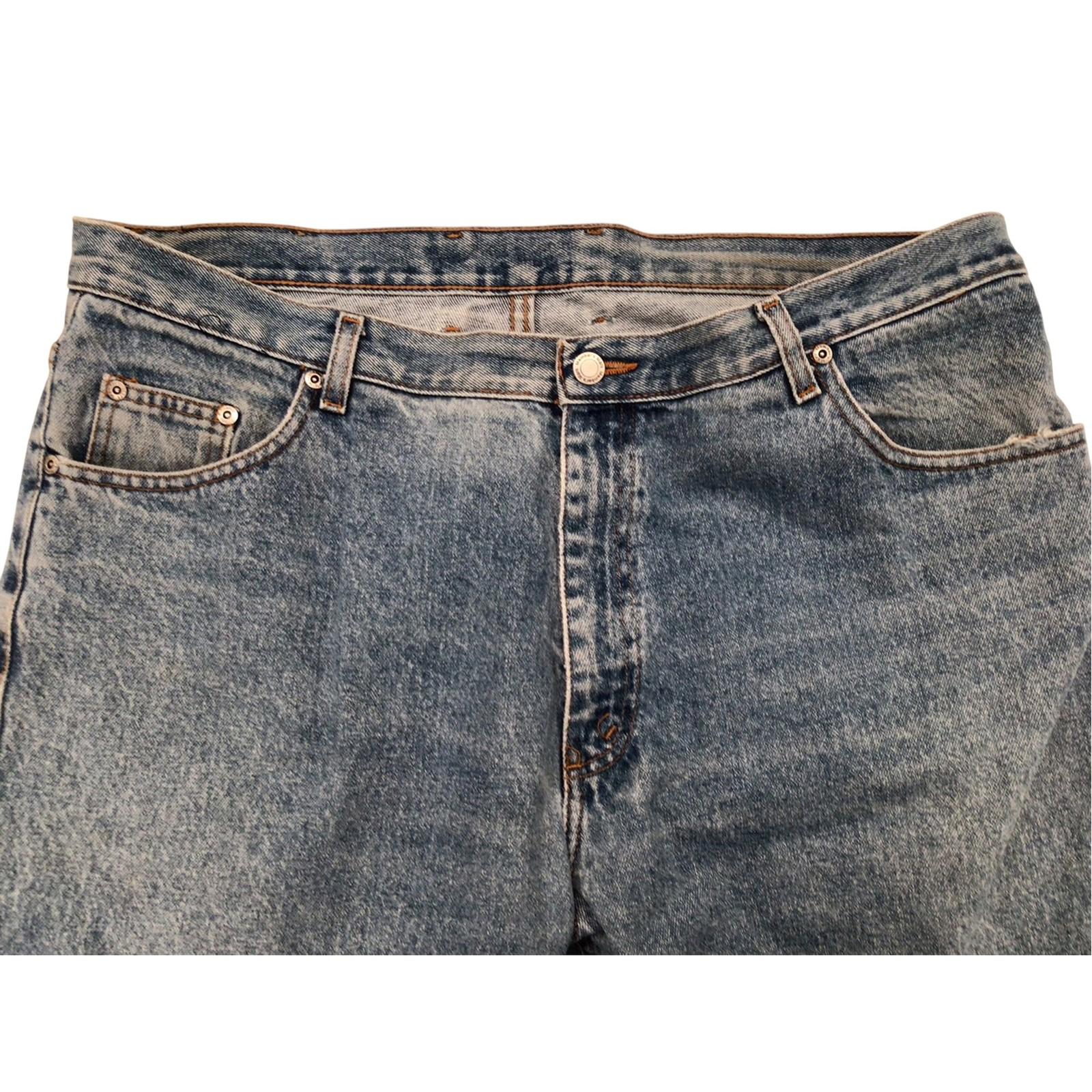 Members Mark Men's Relaxed Fit Denim Jeans Blue W40 L32