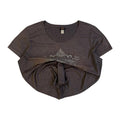 Vintage Harley Davidson Women's Y2K Filigree Cross Short Sleeve T Shirt Grey 3XL