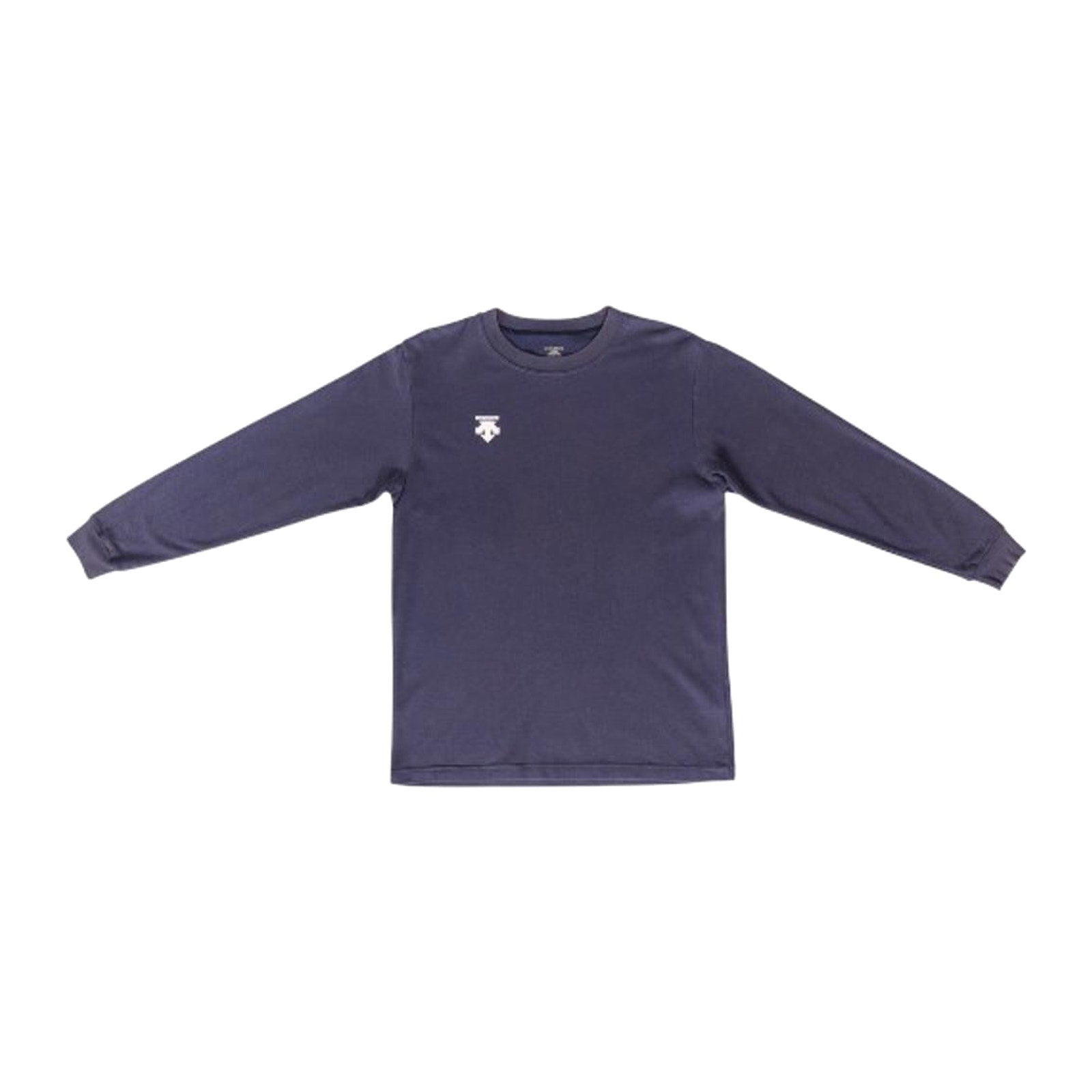 Descente Japan Long Sleeve Mock Neck Base Layer Navy S