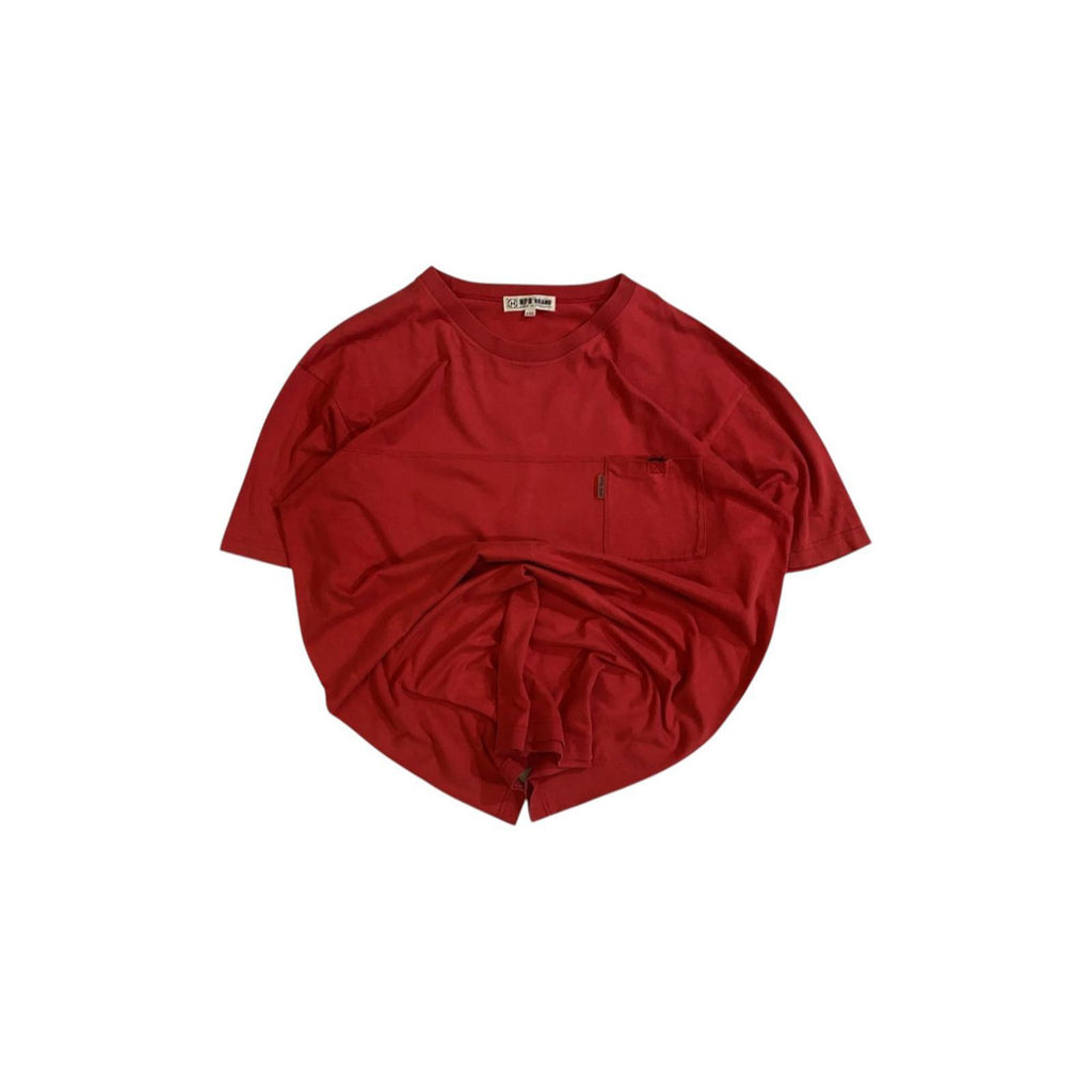 Thai Vintage NPB Short Sleeve Pocket T Shirt Red XXL