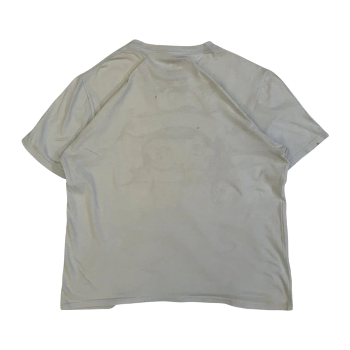 Hurley 2000s Tattoo Graphic Casual Short Sleeve T Shirt Light Blue L