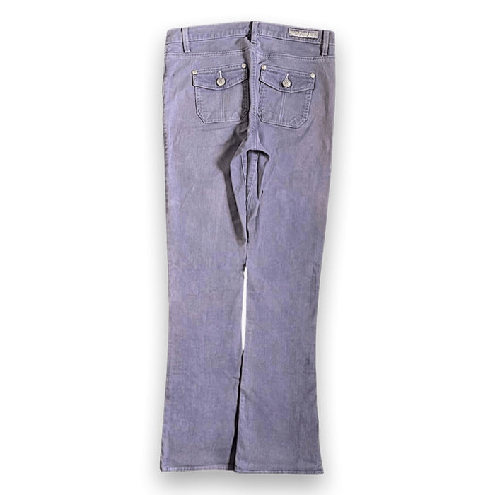 Rock & Republic Women's Edie Micro Flare Denim Lavender Y2K Vintage UK10