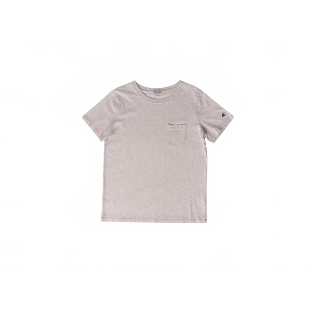 Vintage Champion 90s Front Pocket Grey Short Sleeve T Shirt Grey L