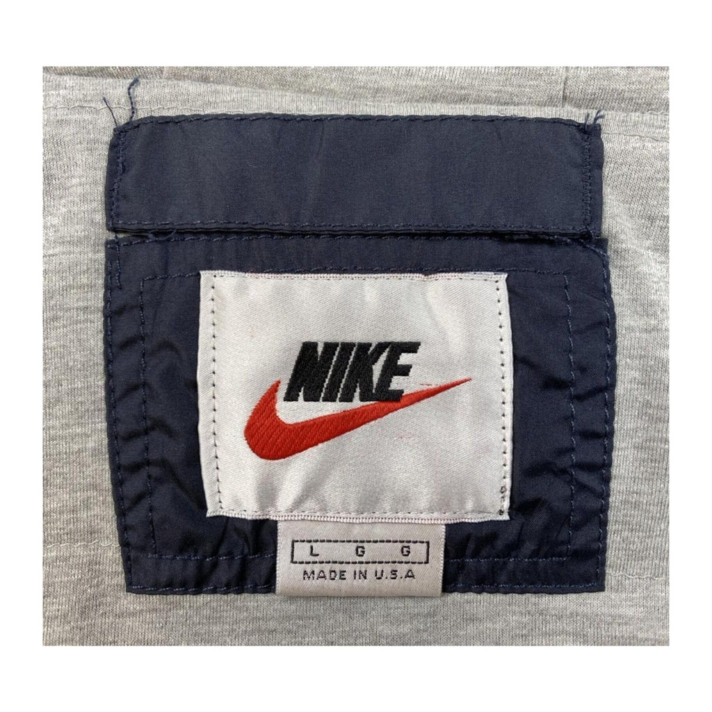 Nike Jersey Lined Vintage 90s Made in USA Bomber Jacket Black L