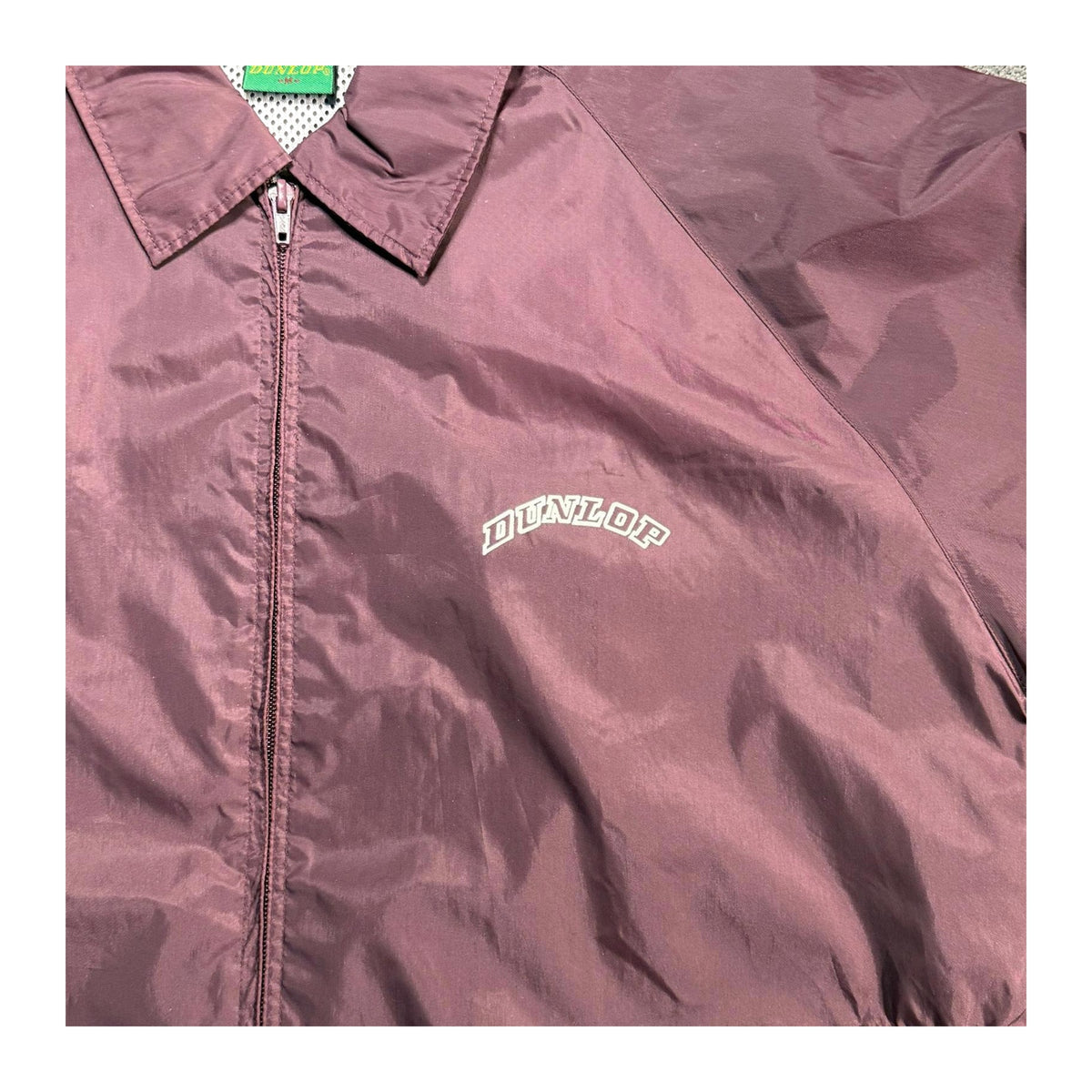 vintage Dunlop Vintage 90s Windbreaker Maroon M