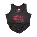 Harley Davidson Women's Tank Top Charcoal Grey L