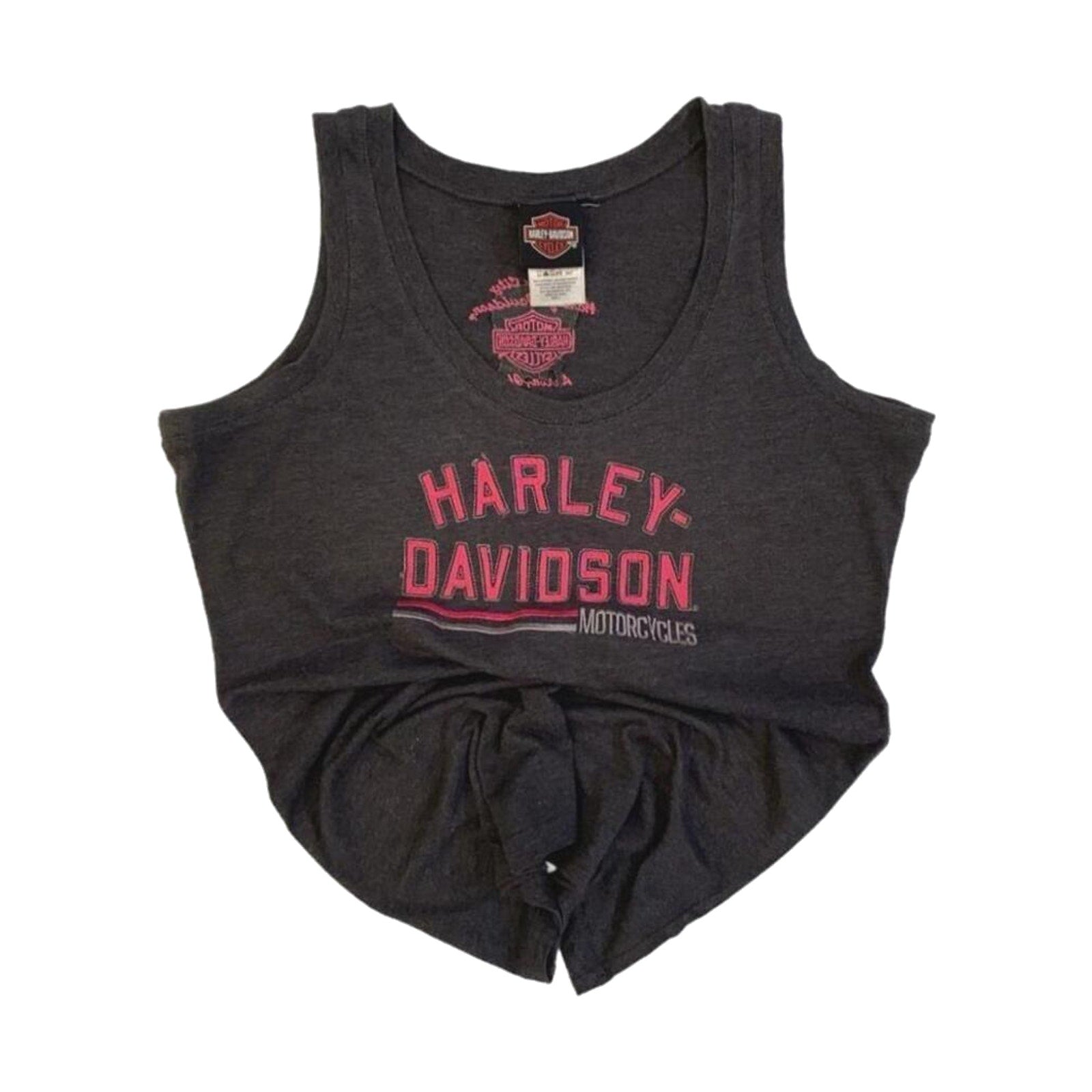 Harley Davidson Women's Tank Top Charcoal Grey L