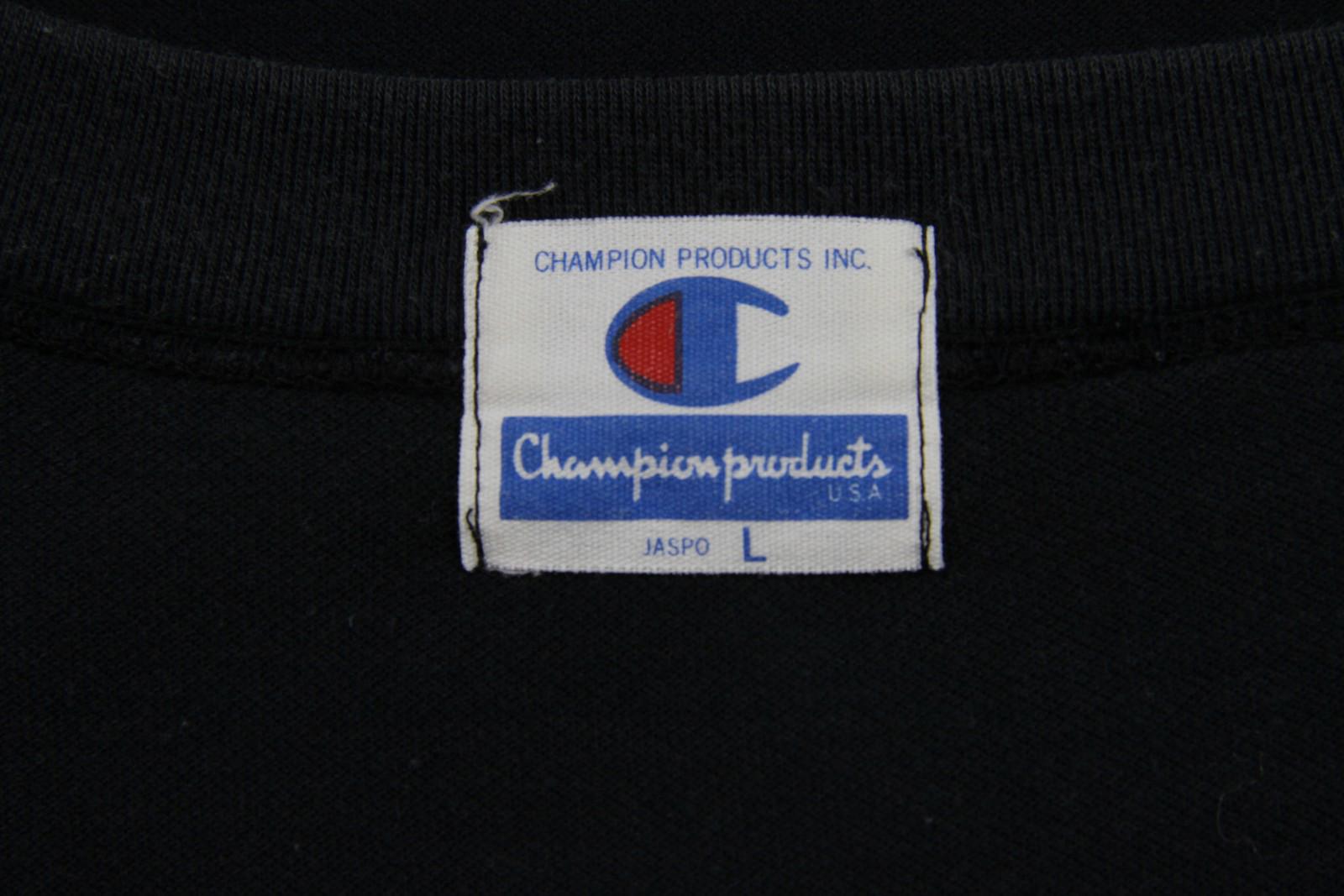 Vintage Champion Products No12 Short Sleeve T Shirt Black L