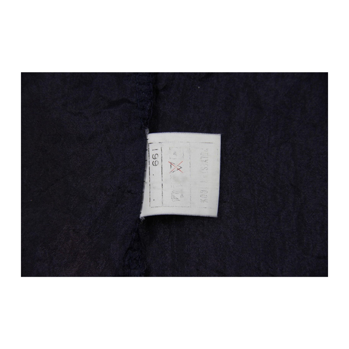 Vintage japan y2k Baggy Fit Full Zip Hooded Ombre Windbreaker Navy Brown L