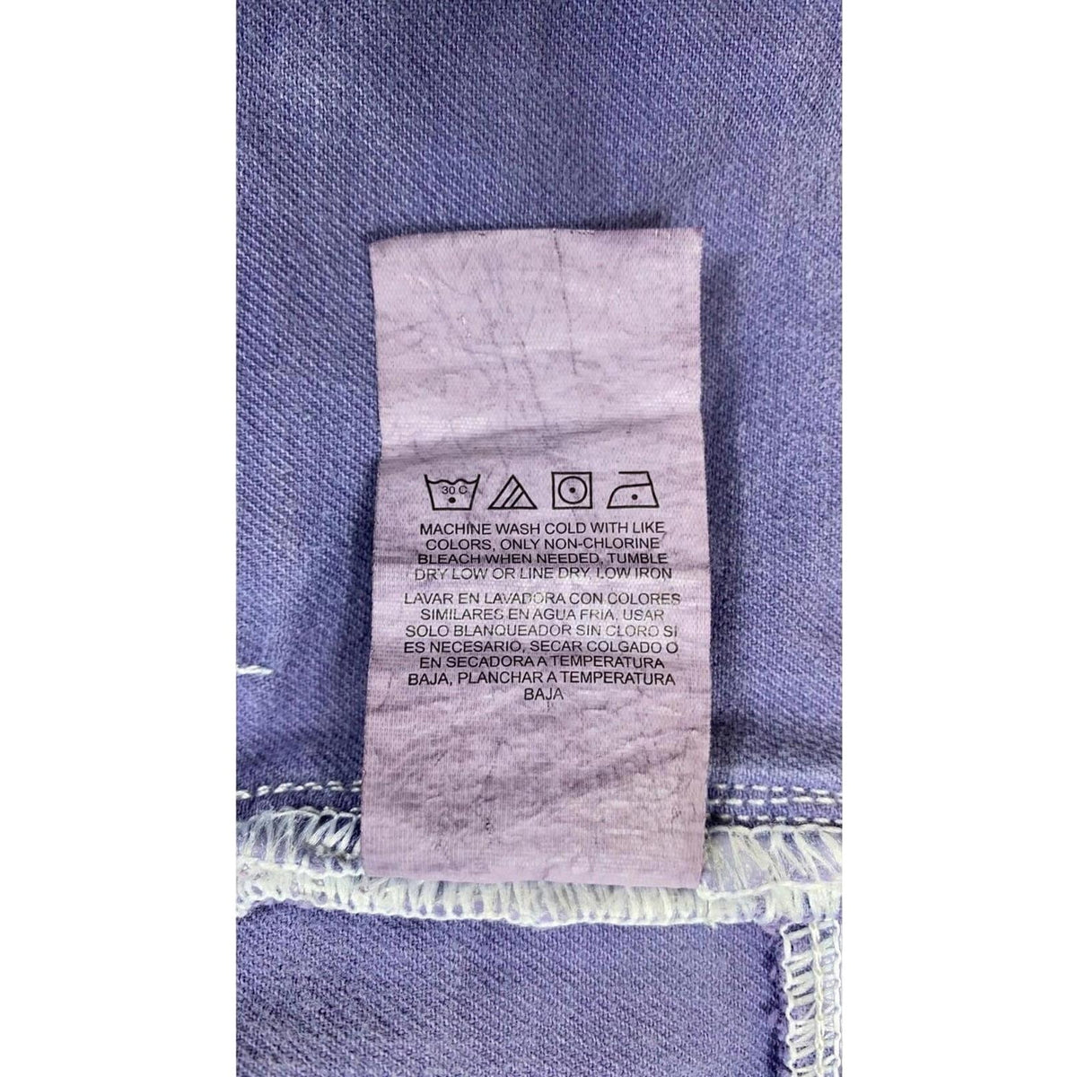 Rock & Republic Women's Edie Micro Flare Denim Lavender Y2K Vintage UK10