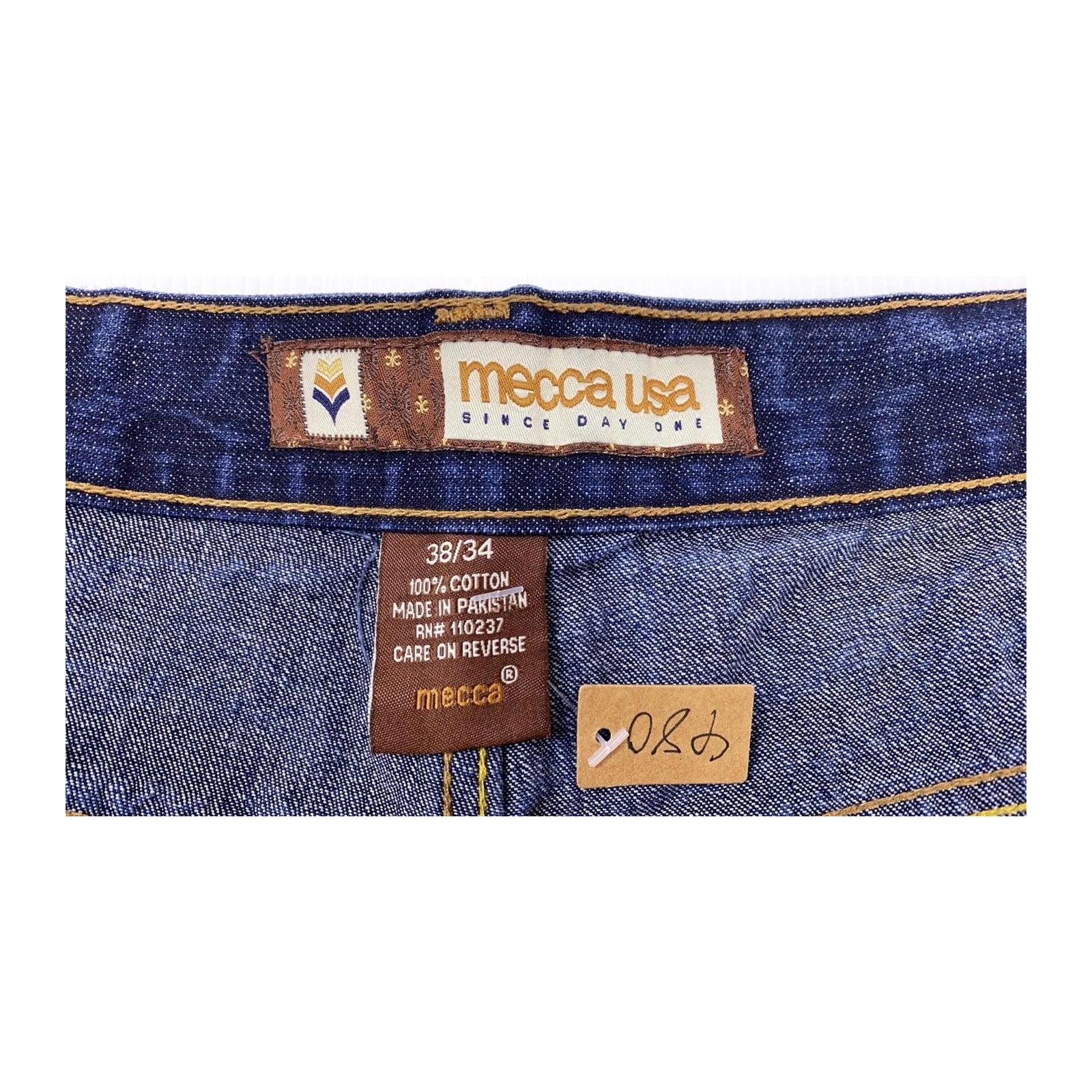 Mecca Y2K Men's Straight Leg Denim Jean W38 L33