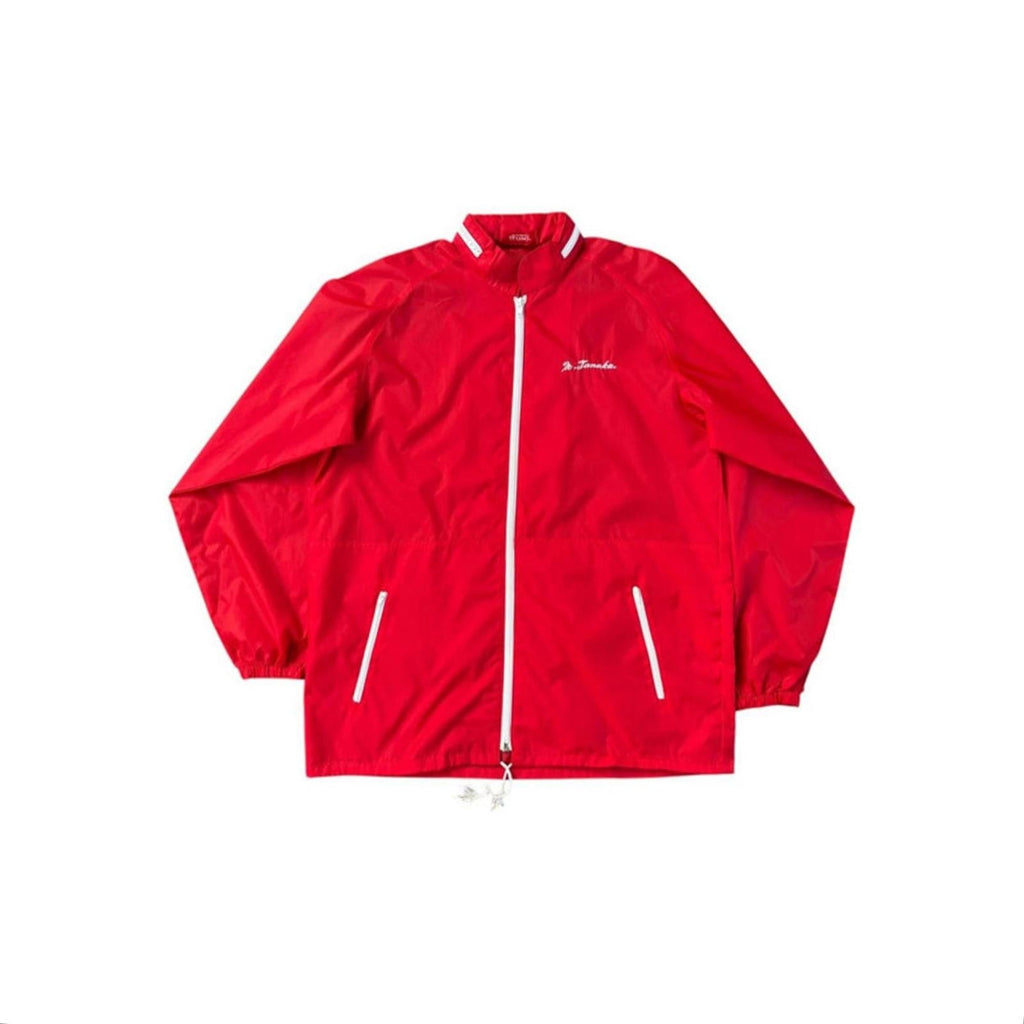 M Tanaka Japan Vintage 1980s University Full Zip Windbreaker Red L