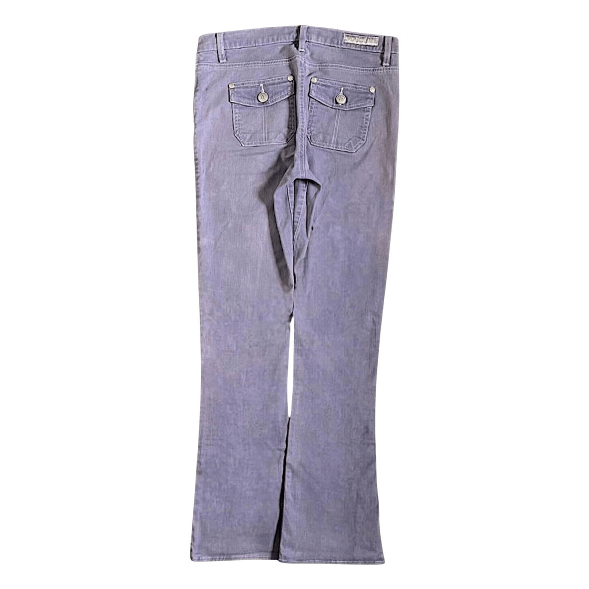 Rock & Republic Women's Edie Micro Flare Denim Lavender Y2K Vintage UK10