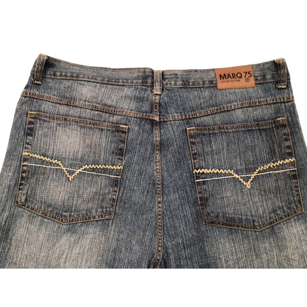 Marq 75 Men's Hip Hop Baggy Denim Jeans Y2K W44 L31