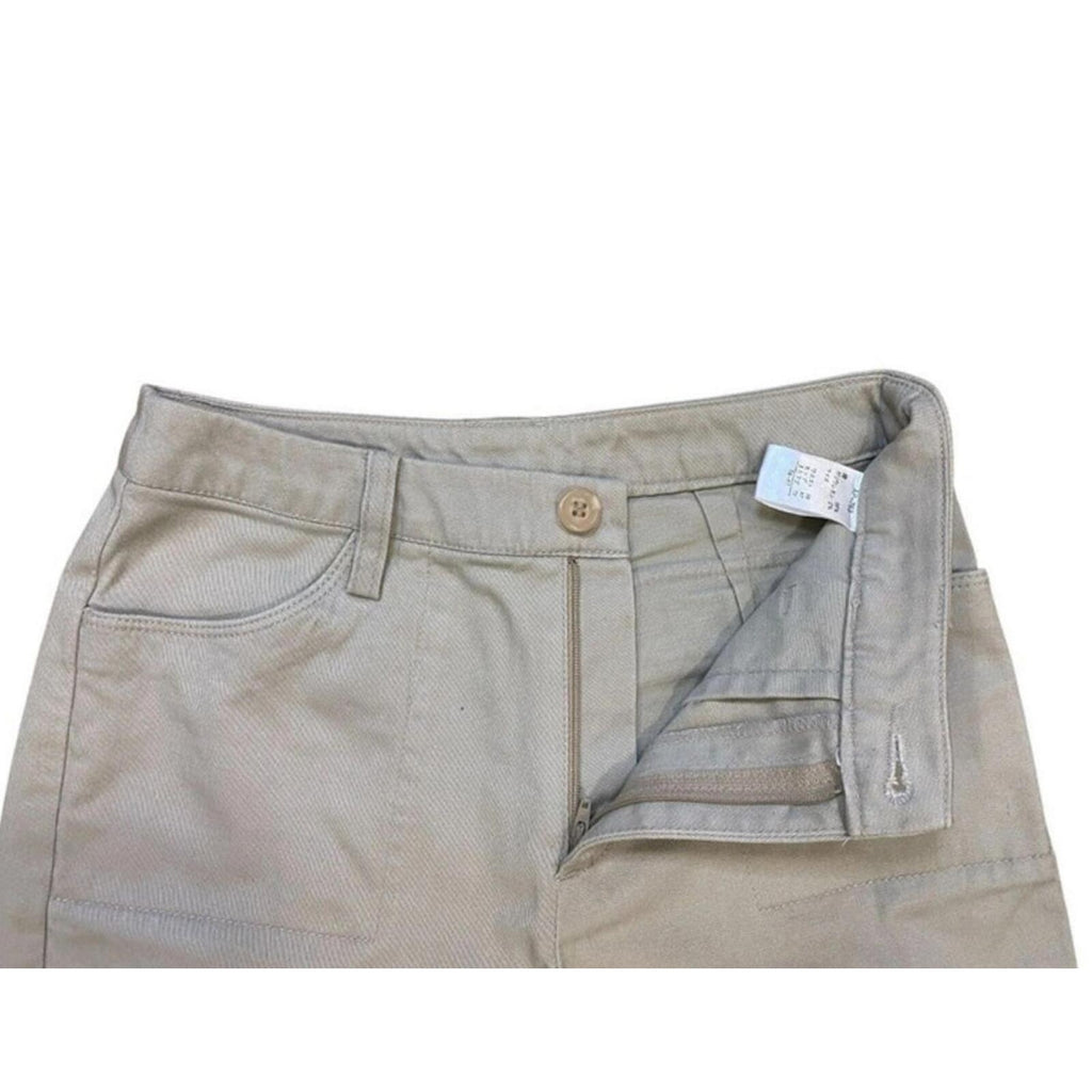 Japanese Vintage Flared Cargo Khaki Pant Beige 4