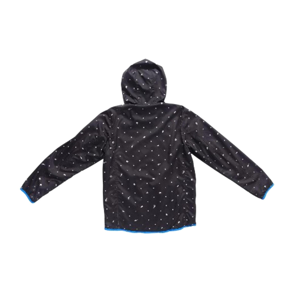 Vintage Adidas NEO Japan Mesh Lined Polka Dot Hooded Windbreaker Black M