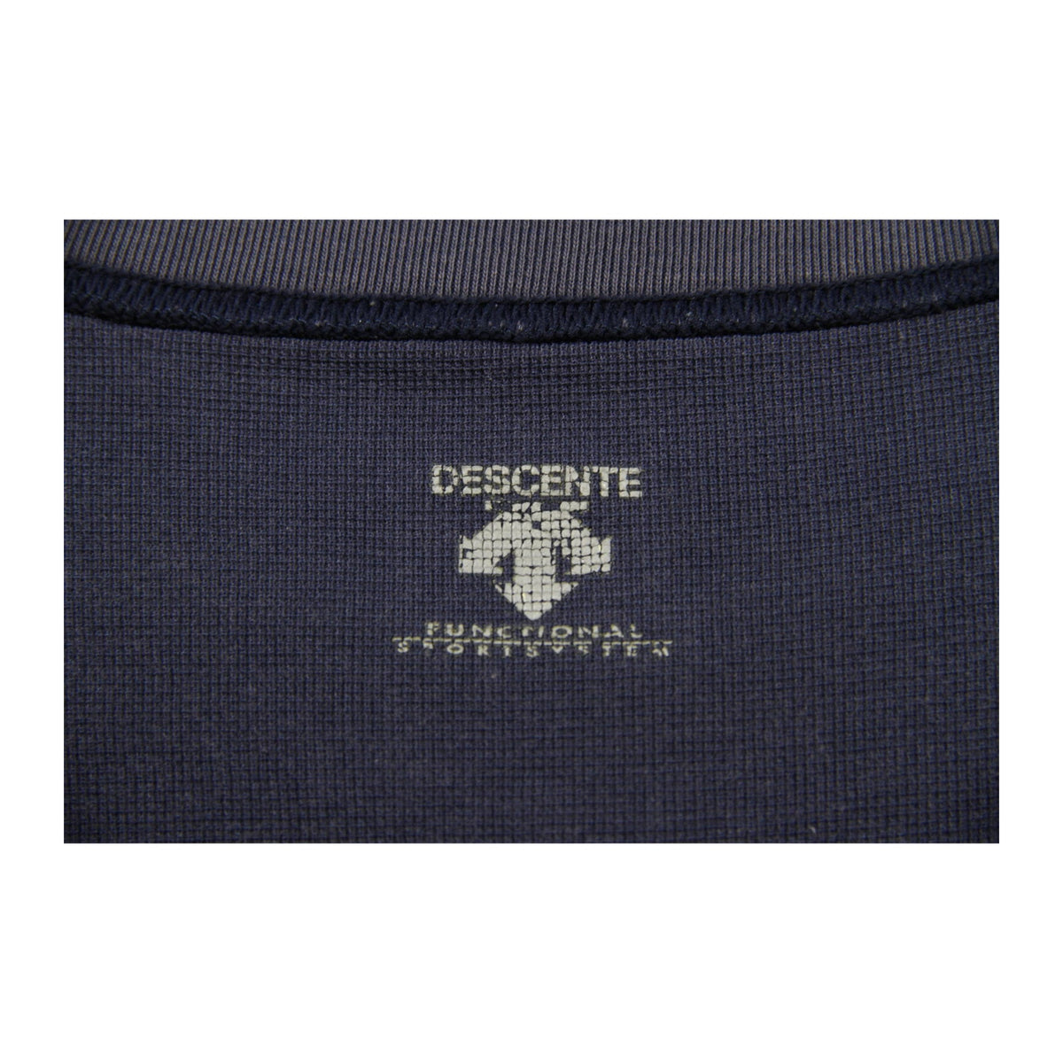 Descente Japan Long Sleeve Mock Neck Base Layer Navy S