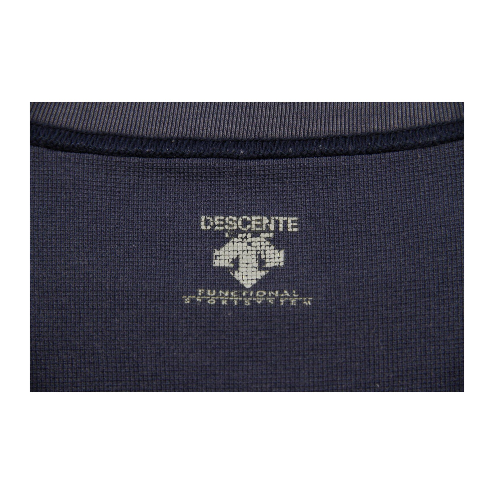 Descente Japan Long Sleeve Mock Neck Base Layer Navy S