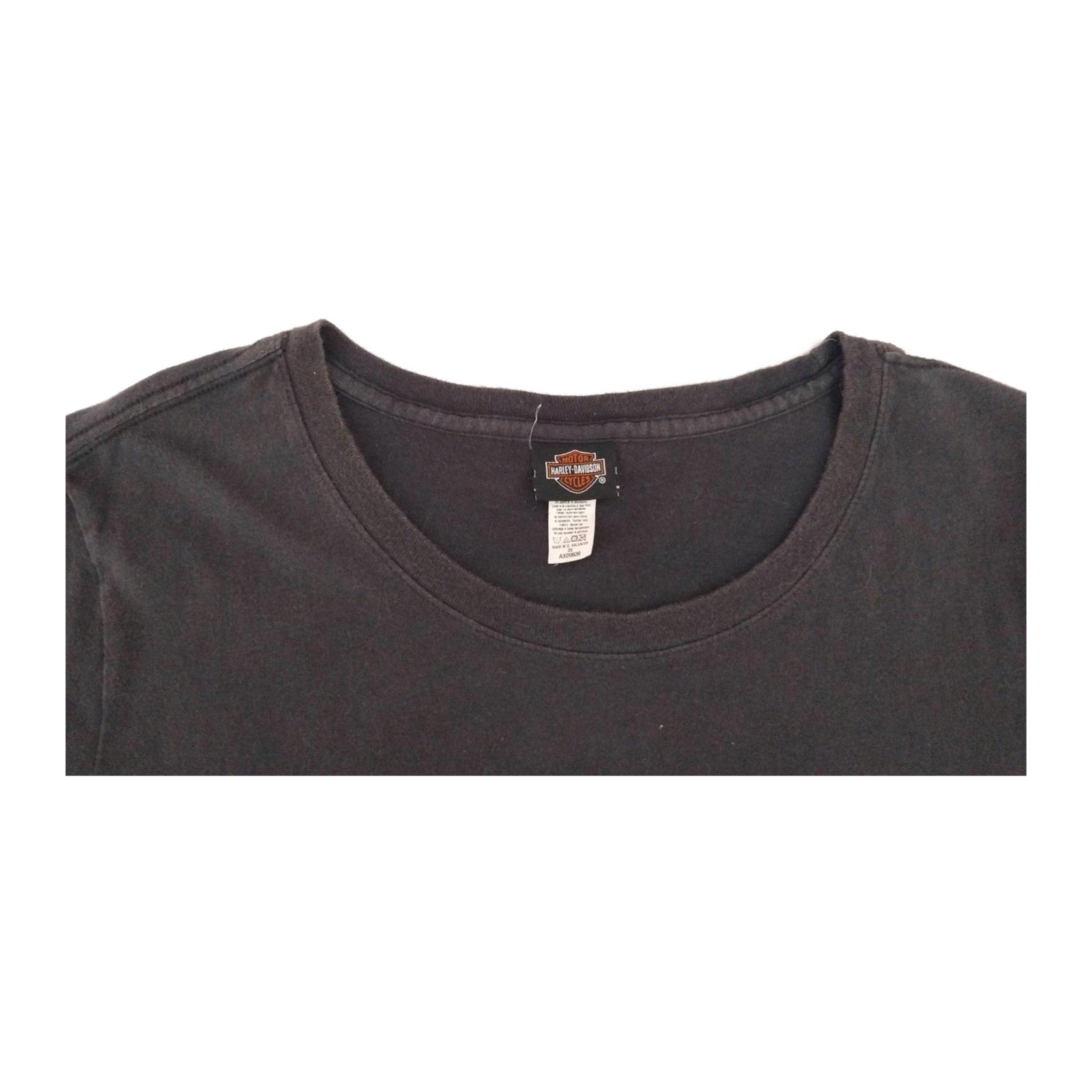Harley Davidson Women's Genuine Graphic Short Sleeve T Shirt Black 3XL