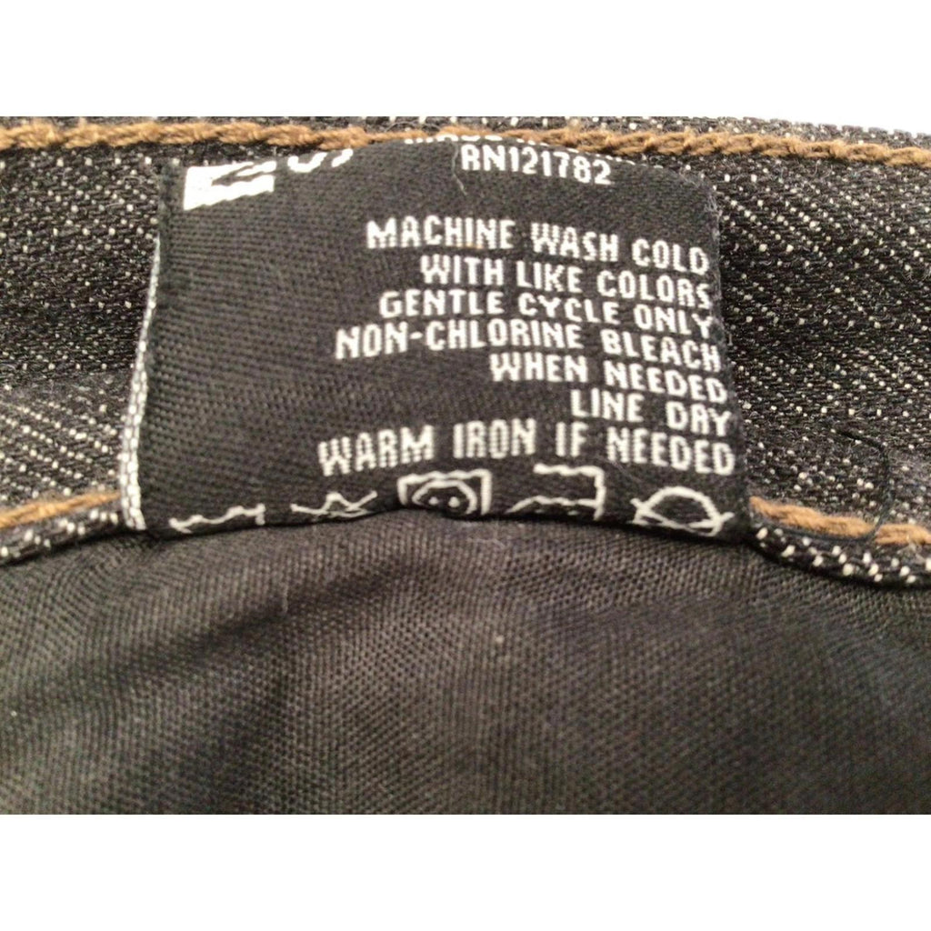 Most OFCL Y2K Men's Straight Leg Denim Jeans Grey W36 L32
