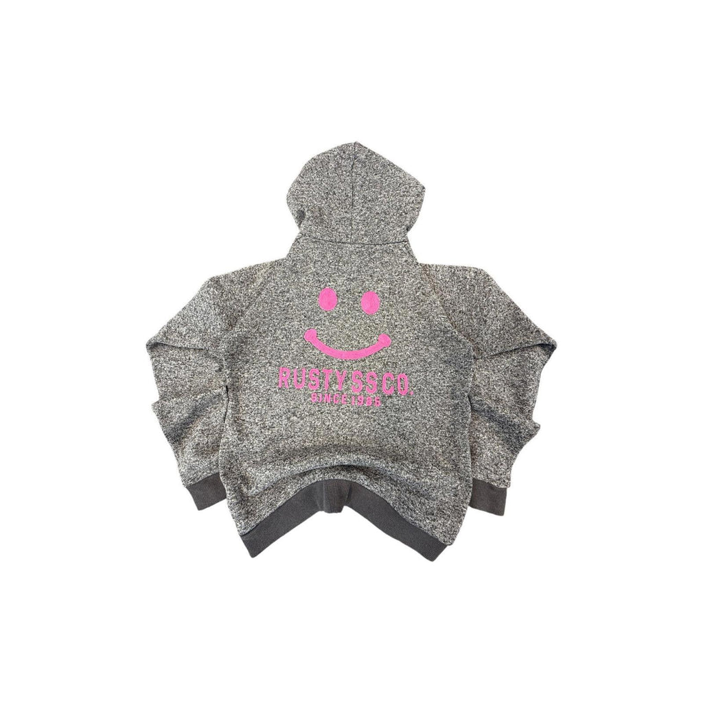 Rusty Surf Women's Y2K Embroidered Hoodie Grey M