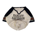 Harley Davidson Women's Baseball Style T Shirt White 2XL