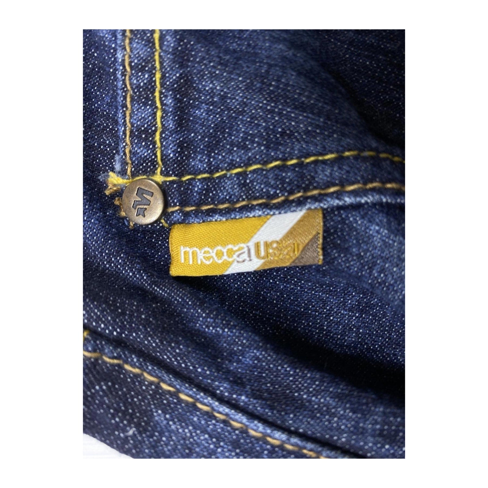 Mecca Y2K Men's Straight Leg Denim Jean W38 L33