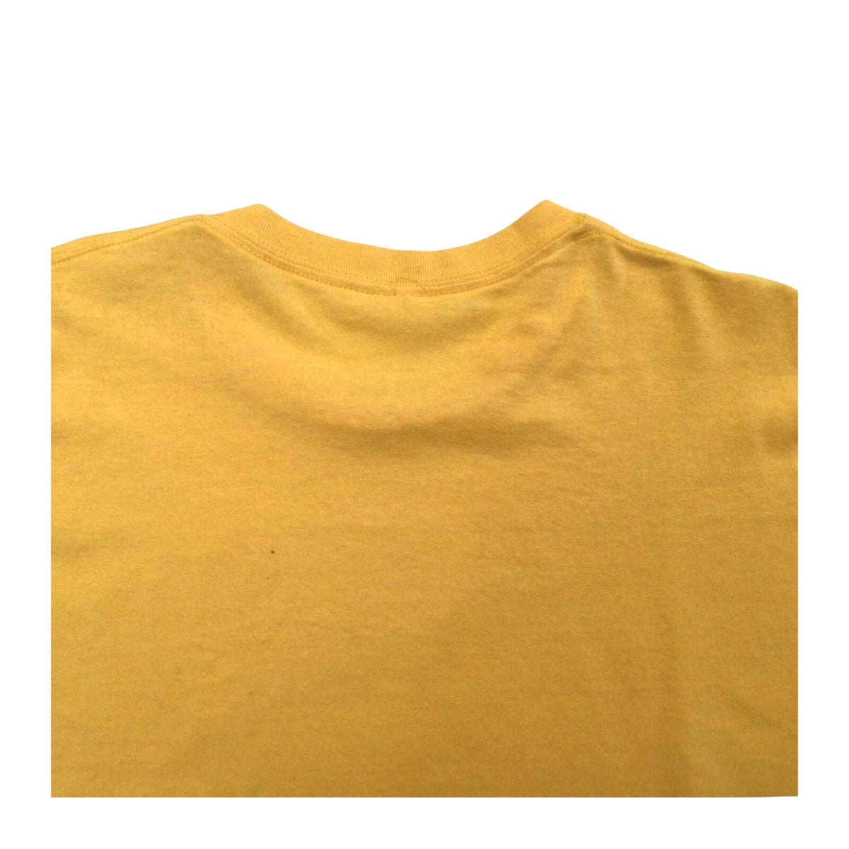 Casual Short Sleeve T Shirt Yellow 2XL