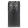 SEVEN7 Women's Y2K Contrast Stitch Bootcut Denim Jeans Black US16