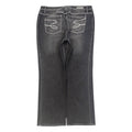 SEVEN7 Women's Y2K Contrast Stitch Bootcut Denim Jeans Black US16