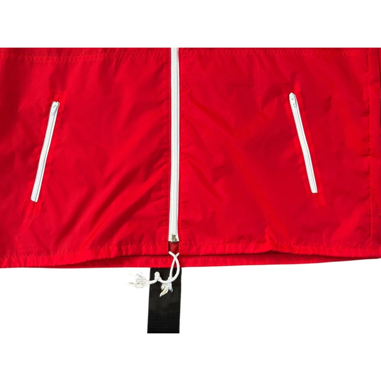 M Tanaka Japan Vintage 1980s University Full Zip Windbreaker Red L