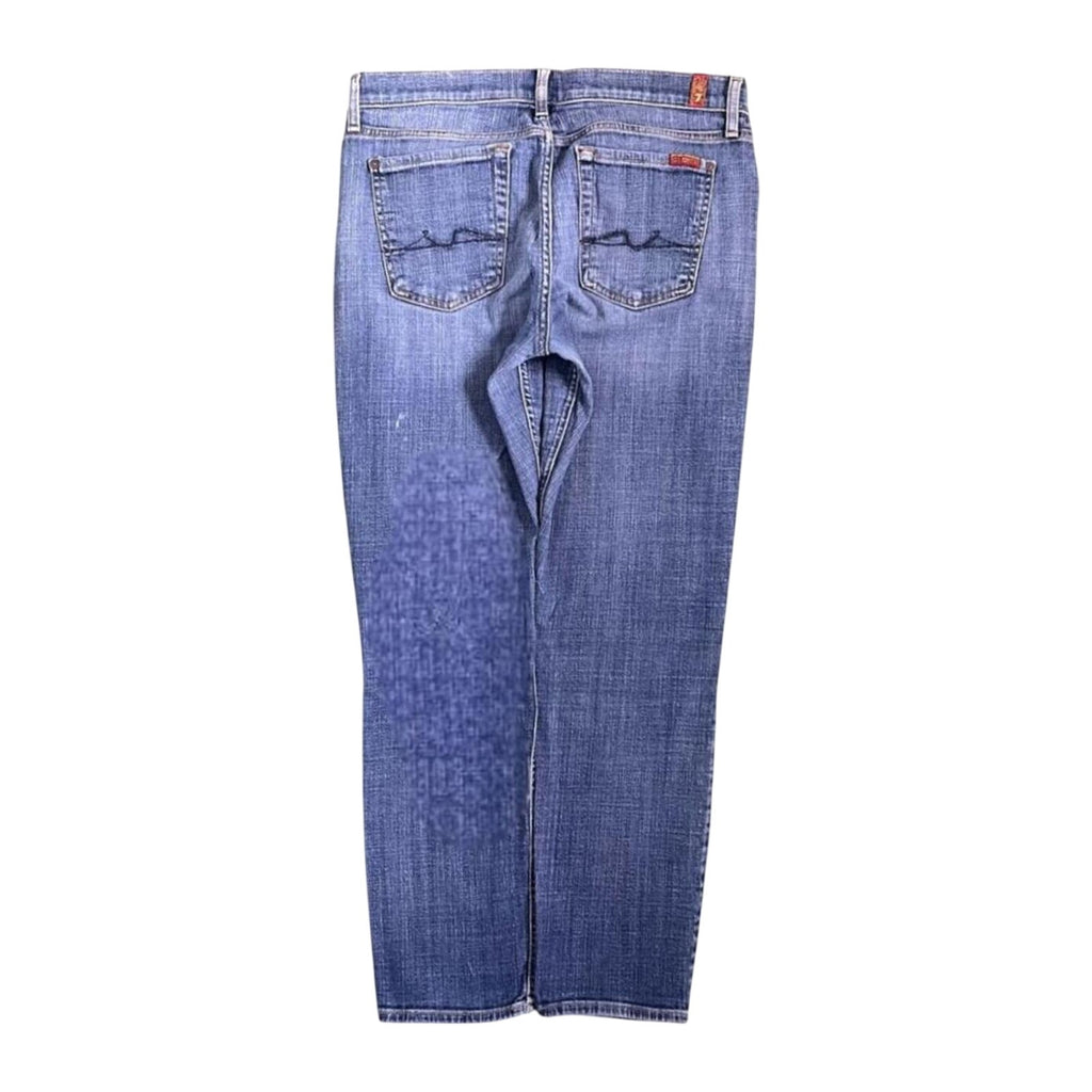7 For All Mankind Y2K Women's Low Rise Straight Leg Denim Jean 6