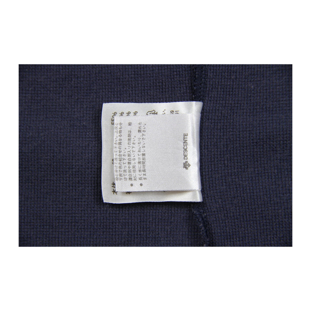 Descente Japan Long Sleeve Mock Neck Base Layer Navy S
