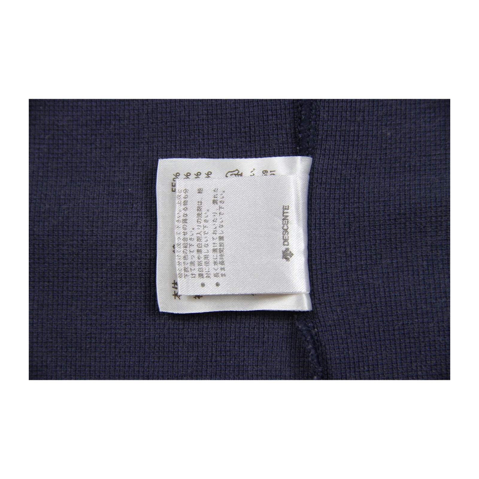 Descente Japan Long Sleeve Mock Neck Base Layer Navy S