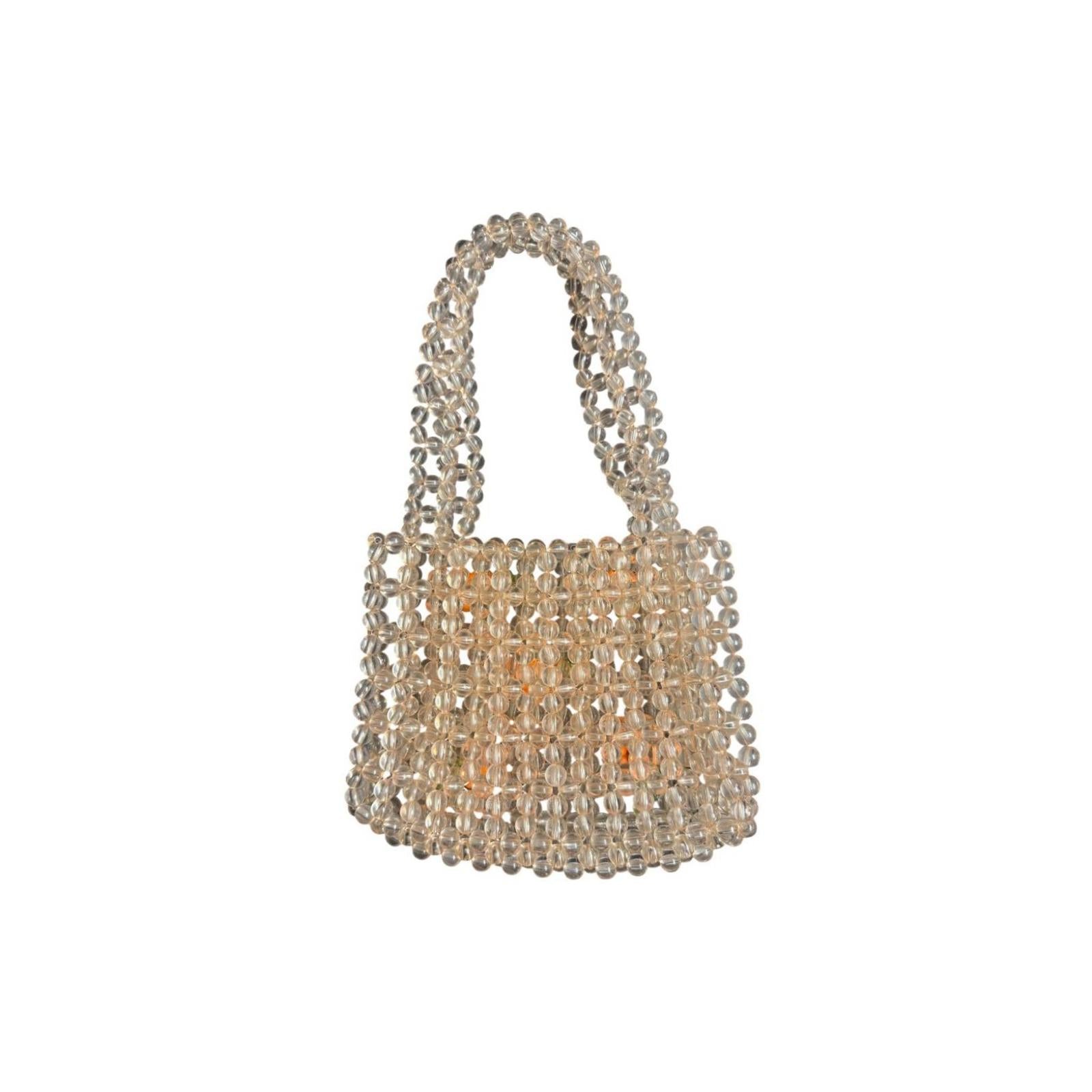 Japan Vintage Handmade Beaded Handbag