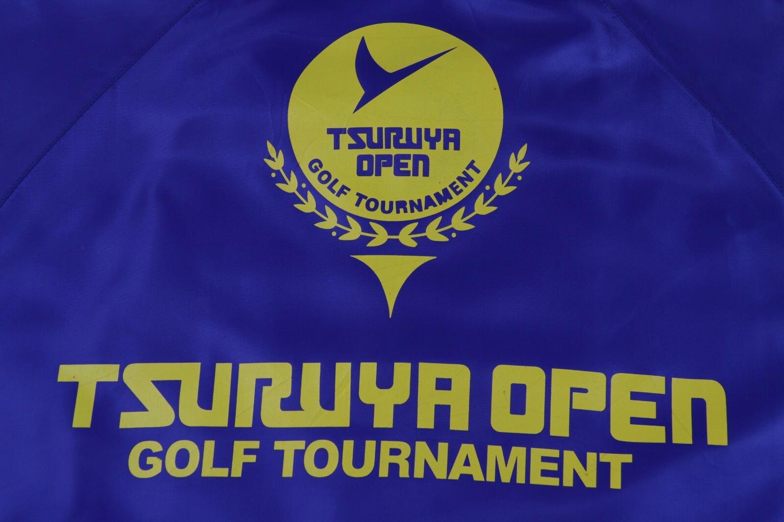 Tsuruya Open Golf Tournament Full Zip Windbreaker Blue M