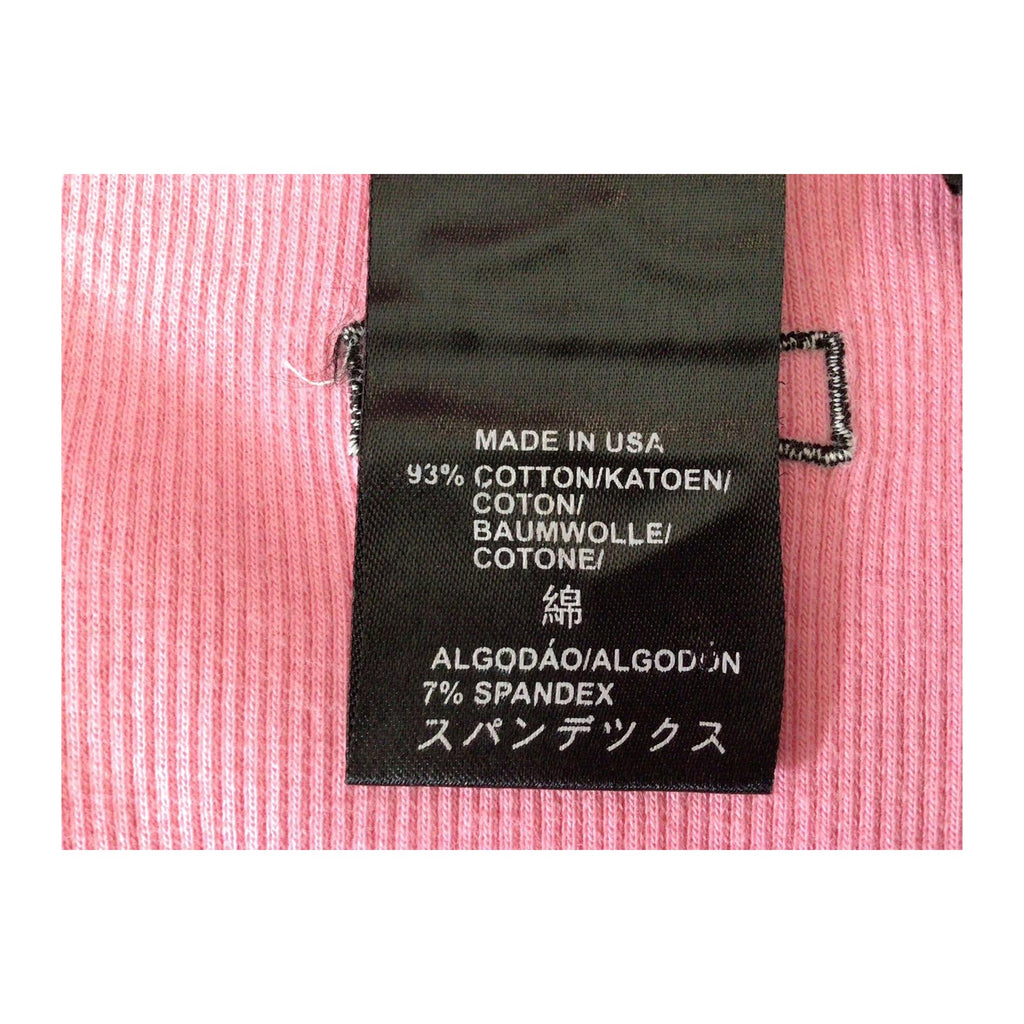 Harley Davidson Women's Embroidered Ribbed Tank Top Pink 2XL made USA
