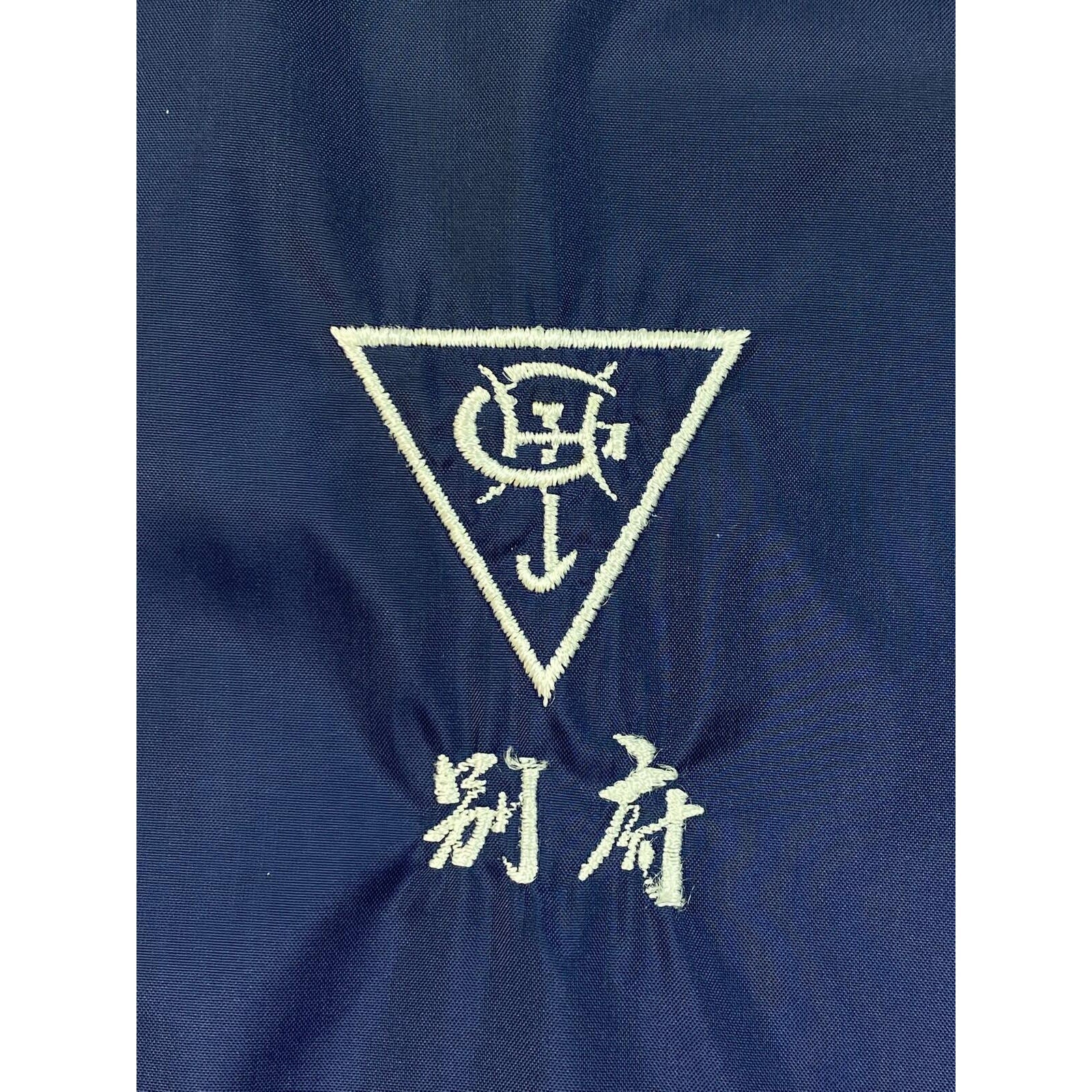 Vintage 1970's Adidas Descente Made in Japan Jacket 3 Stripes Navy M BNWOT