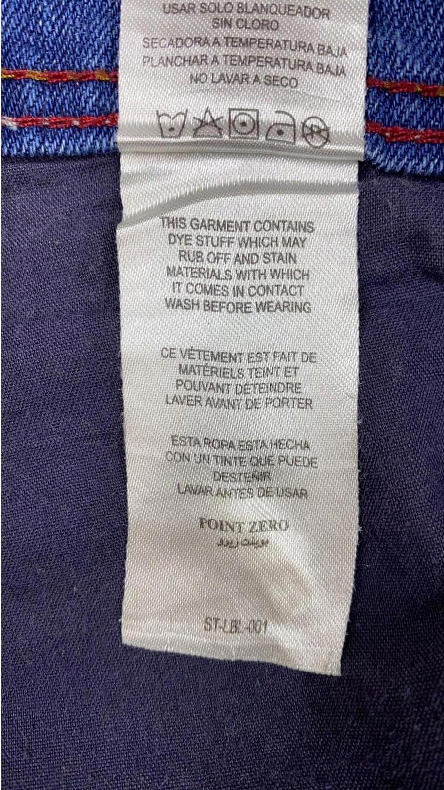 Point Zero Women's Straight Leg Denim Jeans 14